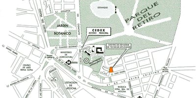 Kort atocha stöð Madrid