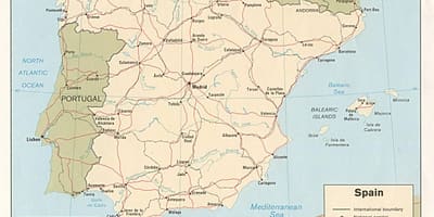 Madrid á kort